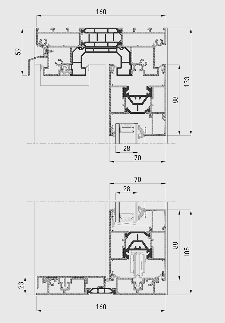 2025_Pannello-KAL160b Sezione orizzontale